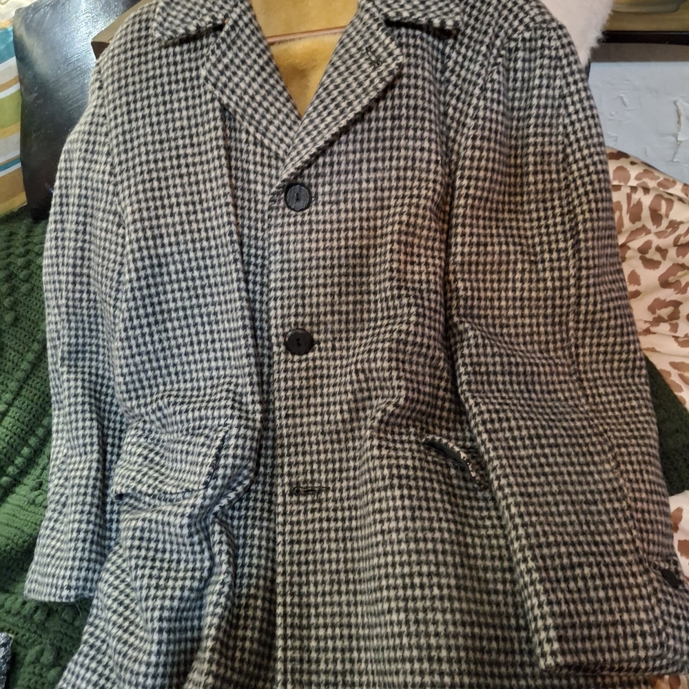 MenHoundstooth Coat